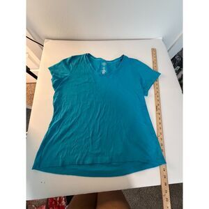 st johns bay essential tee XL blue